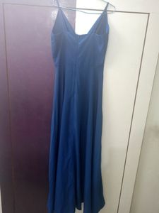Elegant Blue Maxi Dress