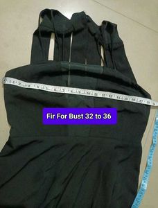 Black Sheer-Panel Cocktail Dress