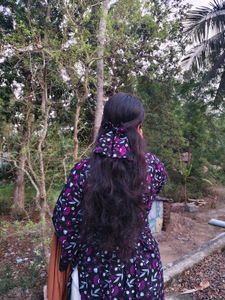 Floral Hair Bow Clip