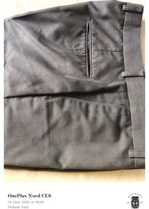 Hardly Used 36" Men's Formal Grey Trousers
