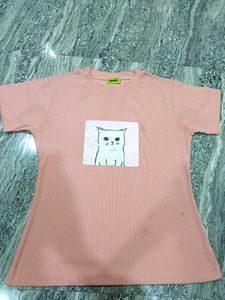 Cute Cat Graphic T-Shirt
