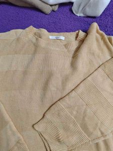 Cute Beige Knit Sweater