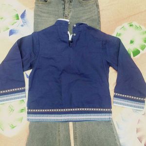 Cheongsam Embroidered Top