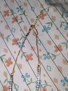 Pink Crystal Party Wear Necklace