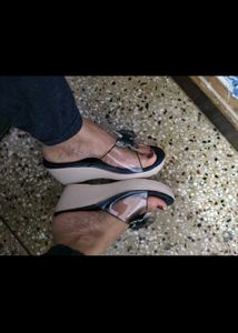 Sparkling Bow Party Wedges  in 6 size 40