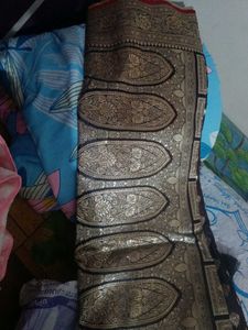 New pure zari silk saree with blouse piece