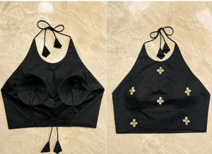 Elegant Black Halter Neck Blouse