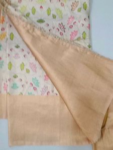 Elegant Floral Saree with Blouse