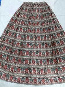 Boho Print Maxi Skirt