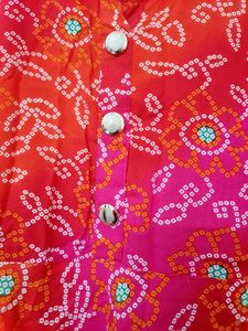 Orangish Pink Kurta For Women