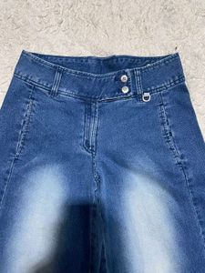 Wide Leg Denim jort