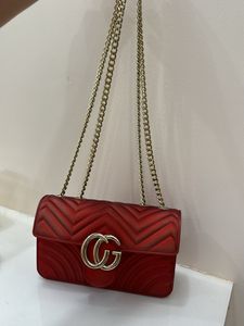 Red Clutch/ Sling Bag