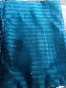Teal Embellished Saree