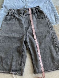Girls Denim Culotte Jeans (2 Pairs)