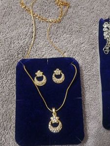 Sparkling Rhinestone Jewelry Set