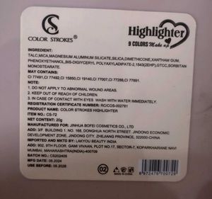 Heart Shaped Highlighter Palette