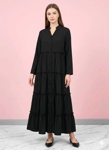 Front open abaya, Burkha