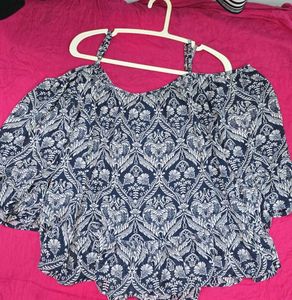 Lowest Prices_Boho Off-Shoulder Ruffle Sleeve Top
