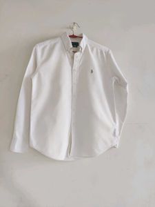 Ralph Lauren White Button-Down Shirt