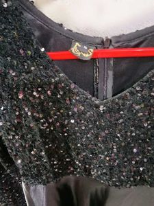 Stunning Black Sequin Gown