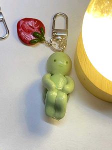 Kawaii Strawberry &amp; Character Keychain