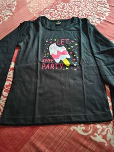 Cute 'Let's Sweet Party' Top