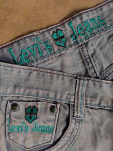 Levi's Embroidered Denim Pants