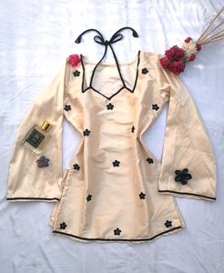 Floral Dori neck corset kurti 🫶🏻