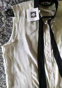 Elegant Bow Tie Blouse