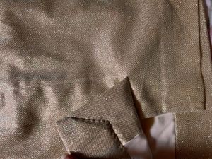gold shimmer skirt