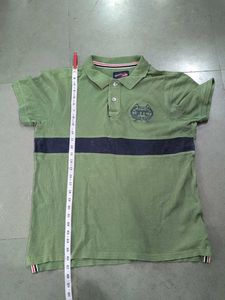 Men's Green &amp; Black Polo Shirt