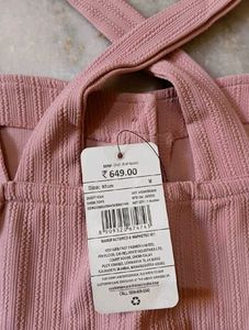 Chic Pink Button-Up Tank Top