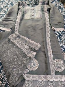 Elegant Grey Kurta Set