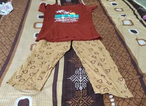 5 Pieces Nightsuit For Woman and Girl's ❤