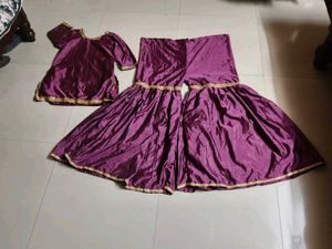 Purple Ethnic garara