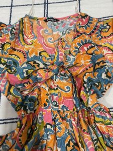 Paisley Print Dress