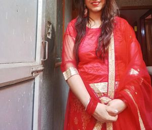 Red &amp; Gold Lehenga Choli Set