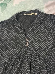 SIYAHI Women’s Printed Flared Kurta
