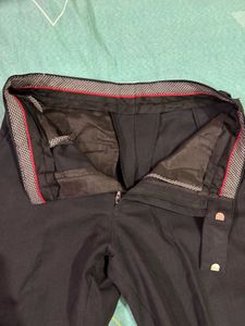 Dark Navy Blue Slim-Fit Formal Pants
