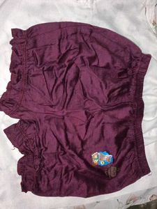 Comfy Sleep Shorts - Plum
