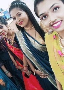 Embroidery Light Weight Saree With Blause One Time