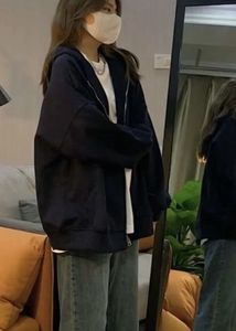 black Zip-Up Hoodie