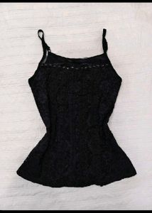 Elegant Black Lace Camisole