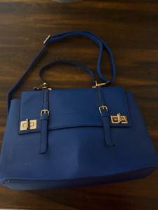 Elegant Blue Handbag