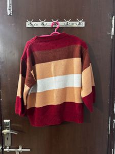 Cozy Striped Knit Sweater