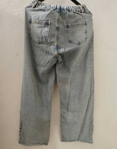 Light Wash Wide Leg Jeans
