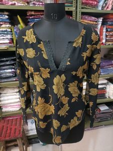 Stylish Black Floral Kurta  4 kurtis combo