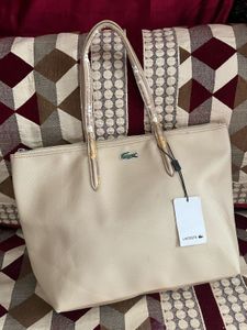 Lacoste Tote Bag - Beige