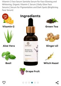 Samisha Brightening Face Serum Vitamin C