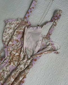 Thrifted Patchwork Floral Print Sundress